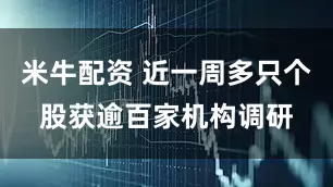 米牛配资 近一周多只个股获逾百家机构调研